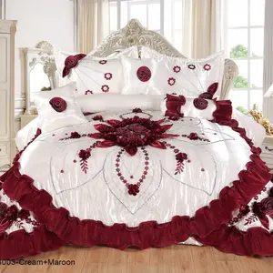6 pc Set Wedding Comforter - Includes 6 Pieces for Comfortable Home Decor all-season bedding