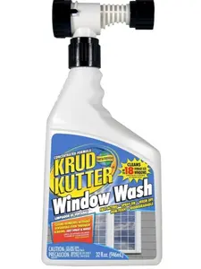 Krud Kutter Window Wash – 32oz Clear Glass Cleaner for Streak-Free Shine