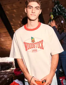 RSQ x Peanuts Woodstock Puffer Mens Boxy Tee