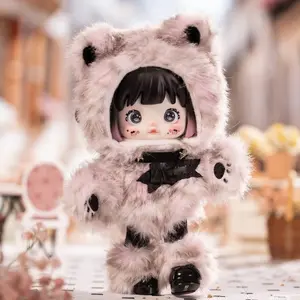 （17.9 Cute Beans And Plush）Fluffy Adorable Dolls Blind Box-No Box