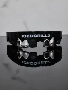 Heart Open Face Fang Grillz