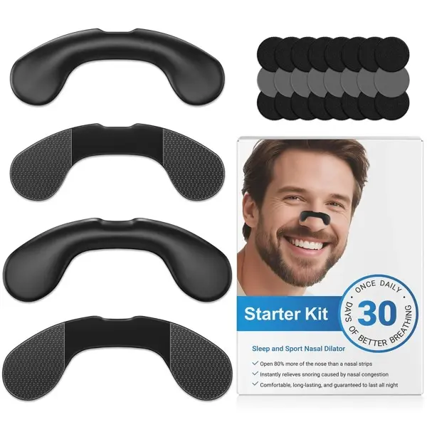 New Magic Tape Anti-Snoring Nasal Clip, Nose Tape Breath Aid, Comfortable Effective Sleep Aid for Travelers
