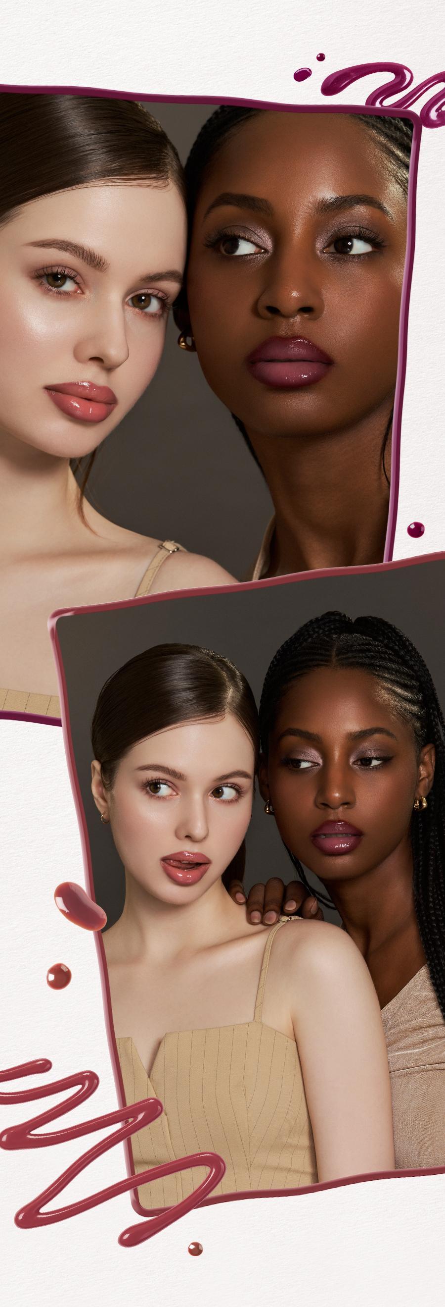 Volume Hack Trio Sweet Fig Set |  Lip Combo for Plump, Hydrated & Glossy Lips | 3-in-1 Kit (3 Shades, Lip Mate Pencil 0.5g, Melting Balm 3.5g, & Color Gloss 4g)