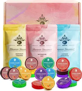 MR MIRYE Shower Steamers Aromatherapy, 24-Pack Shower Bombs Birthday Gifts for Women, Valentine's Day Gift with Eucalyptus Mint Lavender Watermelon Grapefruit Tangerine Essential Oils