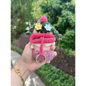 Crochet Key Case Big Mouth Key holder handmade key cover Crochet Keychain key Pouch Gift for her, birthdaygifts, valentines gifts