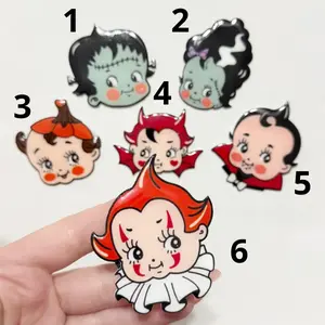 Kewpie Horror Baby Phone Grip Halloween Spooky Style, Phone Holder, Kindle Grip