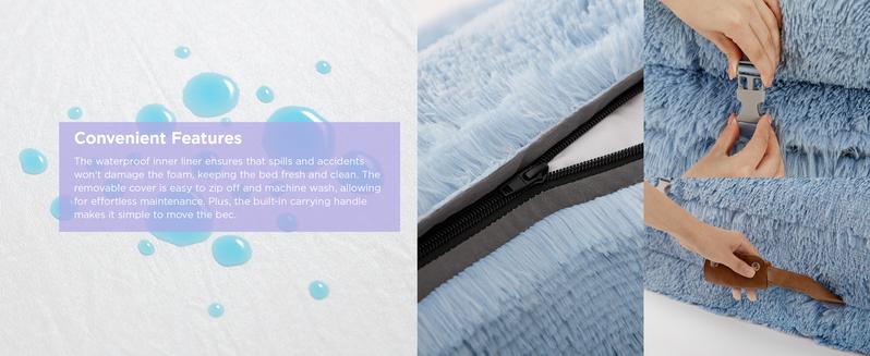 Lesure Luxury Warm Foldable 3-in-1 Flexible Giant Human Dog Bed Cozy Fluffy Faux Fur Lounge Sofa with Supportive Bolster Egg Foam Soft Plush Calming Orthopedic Bed for Winter Comfort Classic Lounge Sofa Options TikTokShopBlackFriday Choice Lesure Luxury Warm Foldable 3-in-1 Flexible Giant Human Dog Bed Cozy Fluffy Faux Fur Lounge Sofa with Supportive Bolster Egg Foam Soft Plush Calming Orthopedic Bed for Winter Comfort Classic Lounge Sofa Options TikTokShopBlackFriday Choice