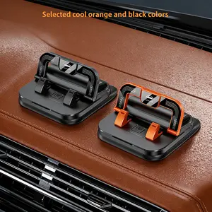 Car Tow Away Temporary Parking Phone Number Plate Holder with Car Phone Stand Ornament, Vehicle Mounted Bracket for Contact Storage