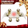 SKG Neck Massager with Heat Deep Tissue Shiatsu, Cordless & Portable, Pain Relief for Neck & Shoulders
