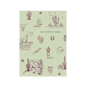 Happy Birthday Cowboy Birthday Card