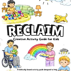 Reclaim Kids Activity & Coloring Book – Christian Kids Book with Bible Encouragement, Creative Processing Activities, Games & Coloring Pages for Ages 4-12