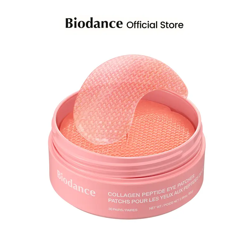 [Biodance Official] Viral BIODANCE Hydrogel Eye Patches (60ea) | Collagen Peptide for Wrinkles & Caviar PDRN for Dark Circles | Under Eye Mask Treatment for Puffy Eyes, Fine Lines & Even Skin Tone, Crow's feet, Beauty Products, Smile Lines