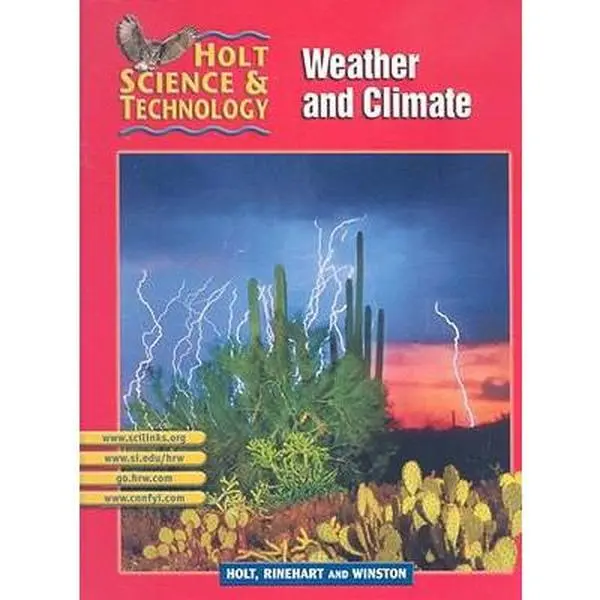 Used Textbook - Holt Science & Technology Short Course 1 Natural Sciences: Weather and Climate (Hardcover, English Language, Student-Focused, Used Condition, 1.51 lbs) by Holt, Rinehart and Winston Staff, 1.51 Pounds
