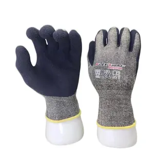FlexGuard 6 Pair Foam Coated Gloves with Cotton Lining for Enhanced Comfort and Safety in Various Tasks
