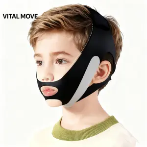 Mouth breathing corrector, mouth-closing device, adhesive strip for adenoid hypertrophy, prevents mouth opening during sleep, children's anti-snoring correction strap