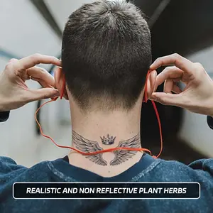 Durable waterproof, can last for one to two weeks, charming wing pattern temporary tattoo stickers, non reflective fake tattoos