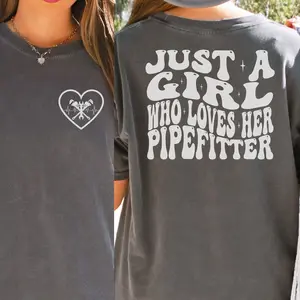 Pipefitter Wife Shirt, Plumbers Wife Comfort, Pipefitters Wife Gift, Pipefitter Fiancée T-shirt