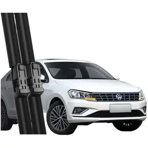 Perfect Fit Boneless Front Wipers for FAW-Volkswagen Jetta High-Definition Silent Premium Rubber Blade Smooth Wiping