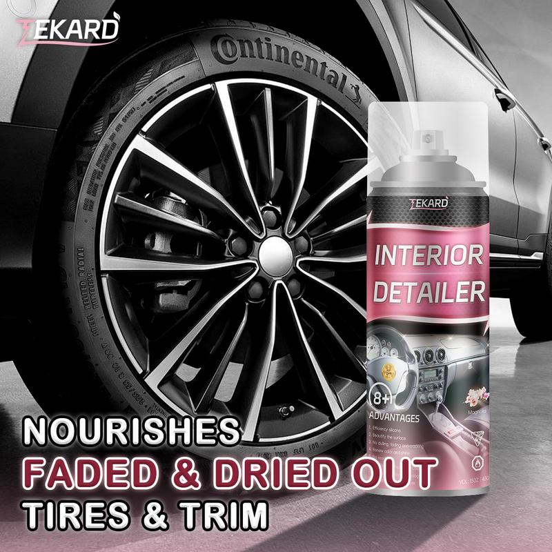 TEKARD Detailer - Ultimate Protection for Vinyl. Rubber. and Plastic Surfaces Car Interior Detailer and Protectant. waterless Spray Wax:Plastic. Rubber. Leather Cleaner for Car lnteriors&Exteriors、Quick Detailer、Automotive Care、Durable Protection Glossy