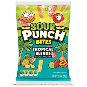 Sour punch bites tropical blends 4pack