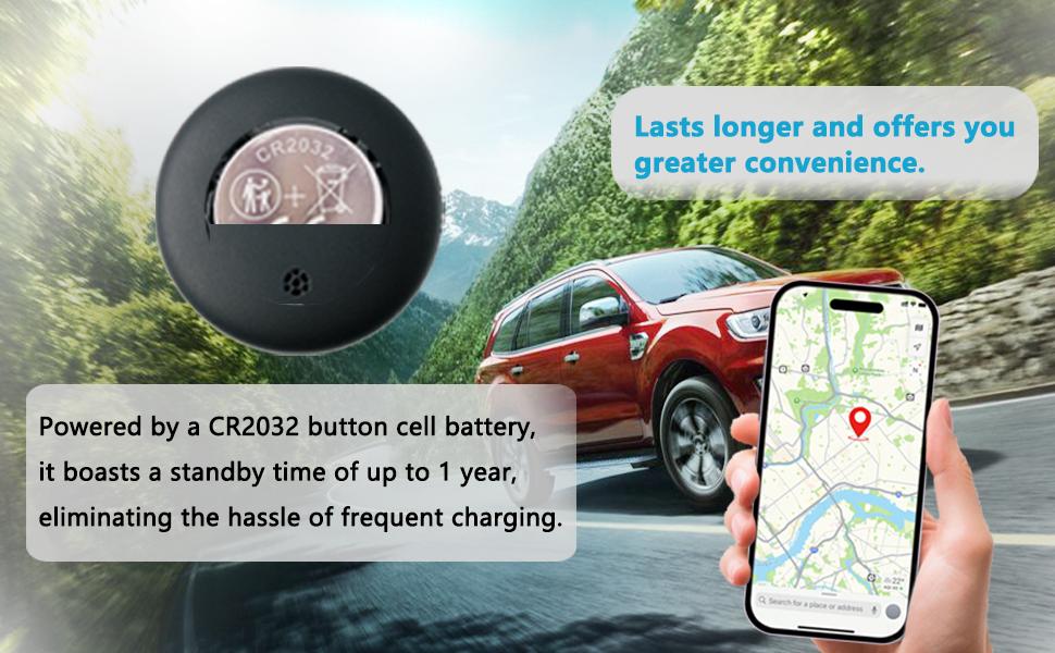 Smart Finder Compatible with Apple Find My ( iOS Only ), Bluetooth Tracker Device with Magnetic Accessory & Keychain Container, Car Tracker