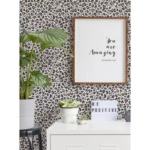 Animal Print Leopard Wallpaper - Peel and Stick