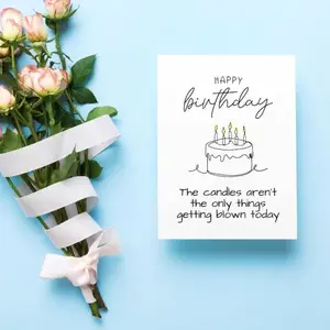 Naughty Birthday Card for Husband /  Dirty Card for Him / Perfect Gift for Boyfriend / Naughty Card for Him