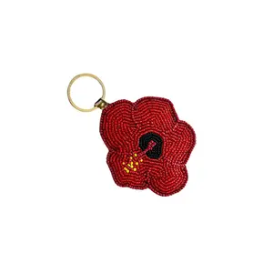 Hibiscus Keychain
