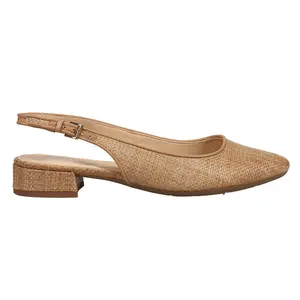 Easy Spirit Womens Cassius Slingback Flats - Brown