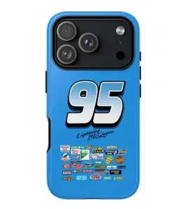 95 Dinoco Lightning McQueen Phone Case  Tough Cases  Automotive Fan Gift  Cool Phone Accessories  Birthday Present