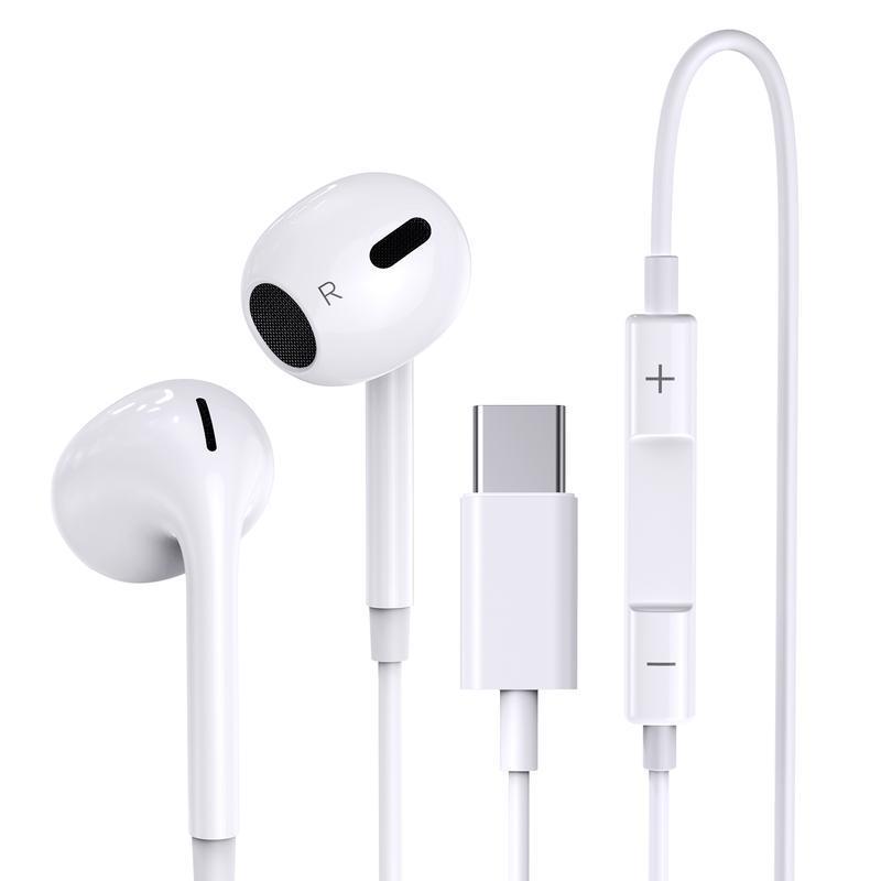 Wired Earphones for iPhone and Android phone, Lightning & Type C In-Ear Headphones, Original Sound Earbuds Compatible with iPhone 16/15/14/13/12/11 Pro Max