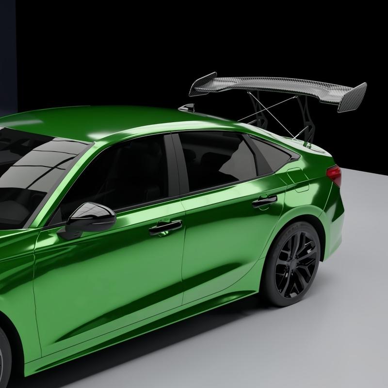 MUTUSAISI Universal 55inch GT Racing Spoiler Chassis Mount Trunk Wing Accessories for Most Vehicles MUTUSAISI Universal 55inch GT Racing Spoiler Chassis Mount Trunk Wing Accessories for Most Vehicles