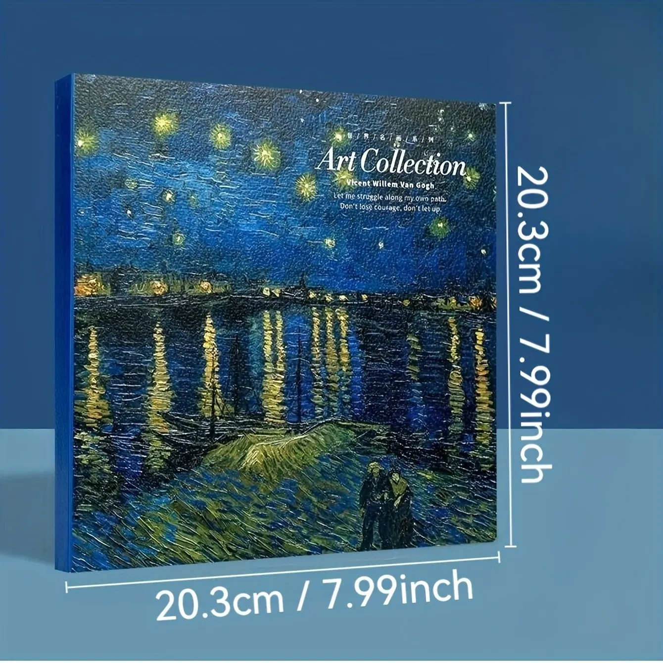 Vintage Oil Sketchbook 1/4 Book 80 Pages Thick Square Paper, Ideal for Drawing Drafts Doodles Notes, Includes Color Pencils, Art Sketch Book