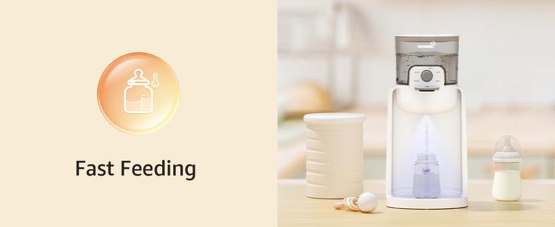 GROWNSY Instant Baby Bottle Warmer, Precise 4 Temperatures Control | Night Light, Midnight Feeding | Warm Water Dispenser for Formula in Seconds | 72H Smart Thermostat, Easy Keep Warm, Mom's Best Choice GROWNSY Instant Baby Bottle Warmer, Precise 4 Temperatures Control | Night Light, Midnight Feeding | Warm Water Dispenser for Formula in Seconds | 72H Smart Thermostat, Easy Keep Warm, Mom's Best Choice