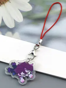 Game Dead Plate Vince Rody Cosplay Cute Keychain Acrylic Keychain Key Ring Rope Phone Chain Bag Pendant Accessories Prop Keychain For Bags Keychain Attachment Keyrings