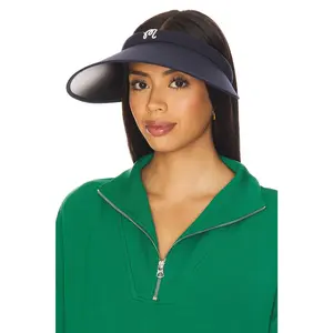Malbon Golf Claire Visor in Navy