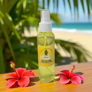 Diced Pineapples Body Mist, Citrus Scent Pina Colada Scented Body Spray,Perfume