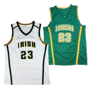 2025 American basketball jersey #23 James Sewing embroidery Retro shorts outdoor sport Four pockets Covering the stadium Beach Pants Training shorts High School Jersey for Men big size Mesh breathable basketball jerseys for men White Green S-XXL movie Soc