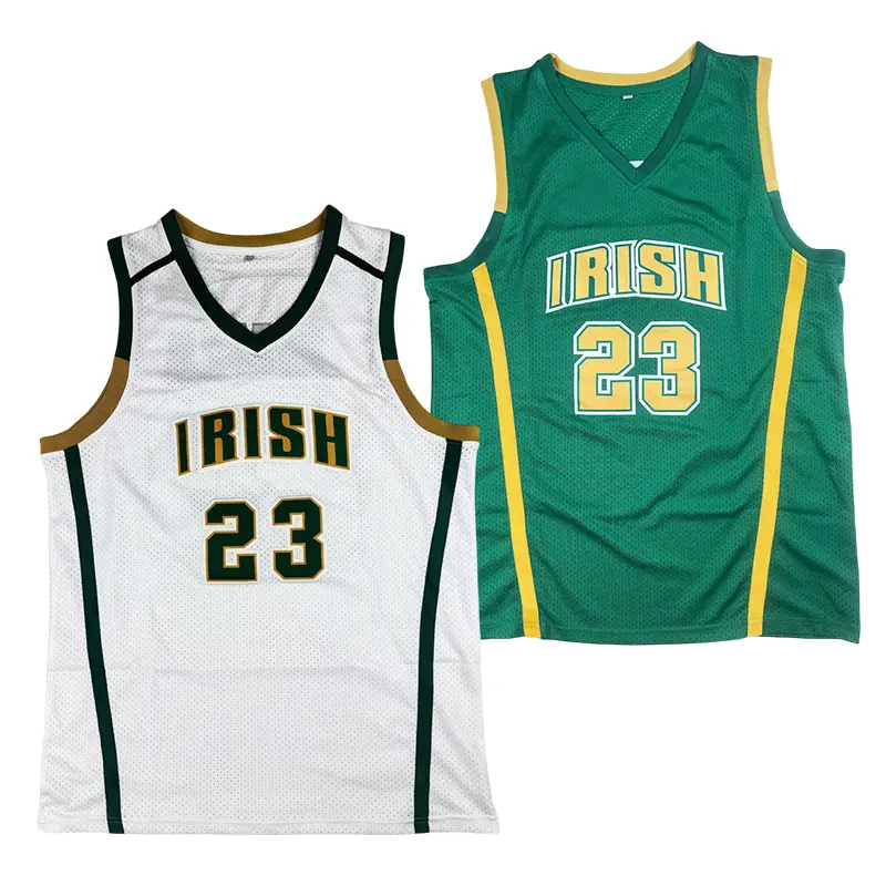 2025 American basketball jersey #23 James Sewing embroidery Retro shorts outdoor sport Four pockets Covering the stadium Beach Pants Training shorts High School Jersey for Men big size Mesh breathable basketball jerseys for men White Green S-XXL movie Soc