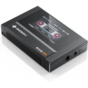 SnowSky/ Echo MINI HiFi  MP3 Player, 15Hours Playback,  Volume Control with 3.5mm/4.4mm Headphones Outputs (Black)