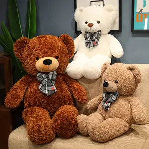 Large Teddy Bear Plush Toy, Stuffed Animal, 80cm & 110cm, Multi-Size Companion Doll, Indoor Living Room Pillow, Perfect Gift for Girlfriend