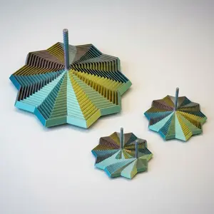 Truly Amazing Things-Satisfying Fidget Star - Expanded Sensory Fidget With Handle, Hypnotizing Sight & Sound, Fun Stress-Relief Toy