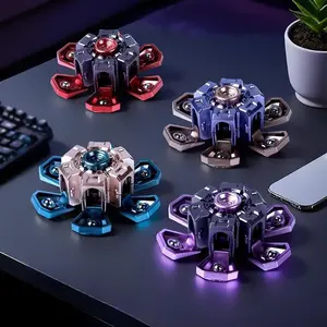 New Steel Beads Fidget Spinner Rotational Deformation Hand Spinner Puzzle Stress Relief Toys for Adult EDC Office Gifts