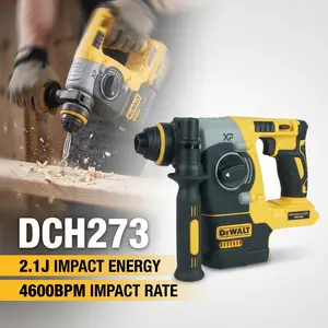 Dewalt DCH273 20V Hammer, Compact Cordless Impact Drill Set
