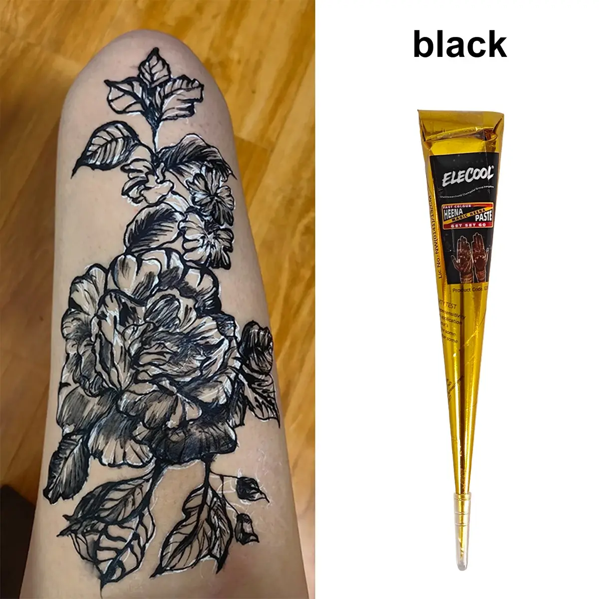 Henna Tattoo Gel, Temporary Tattoo Gel, Semi-Permanent Tattoo Gel, Waterproof Body Tattoo Gel, Waterproof Body Paint, 1/2/3pc Set, Makeup, Cosmetic