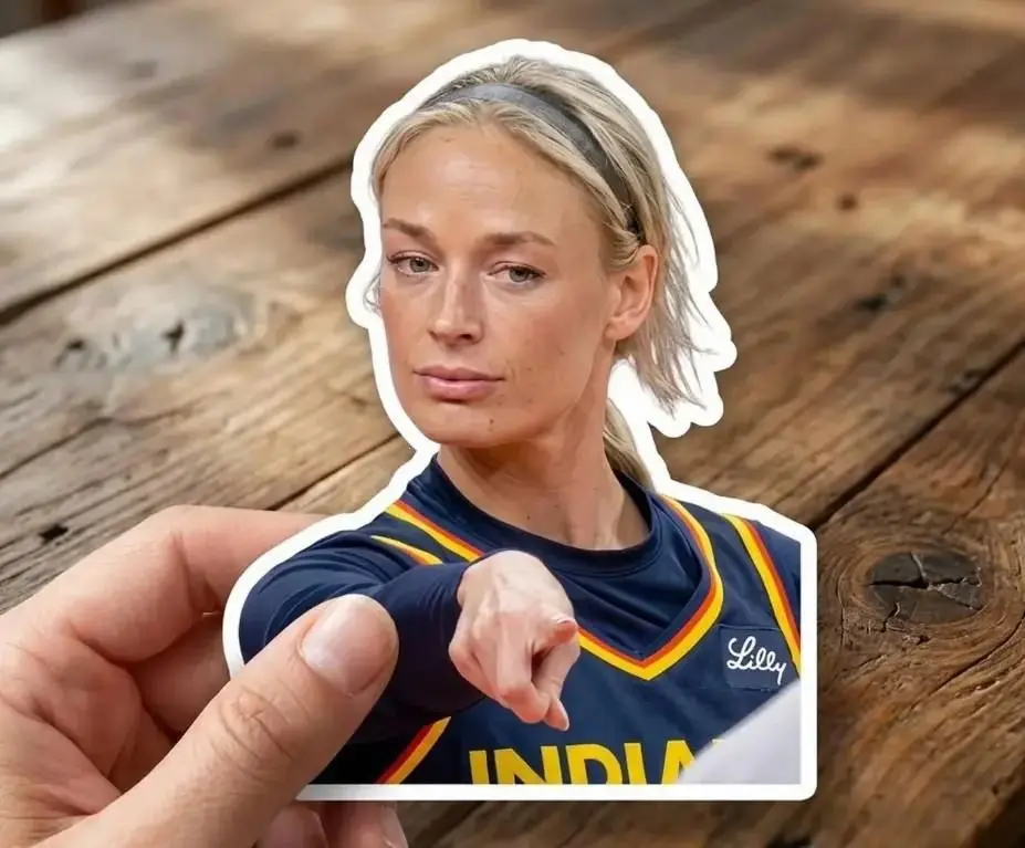 Sophie point meme Indiana Sticker , Sophie Cunningham Sticker, Sophie Point God, Women Basketball