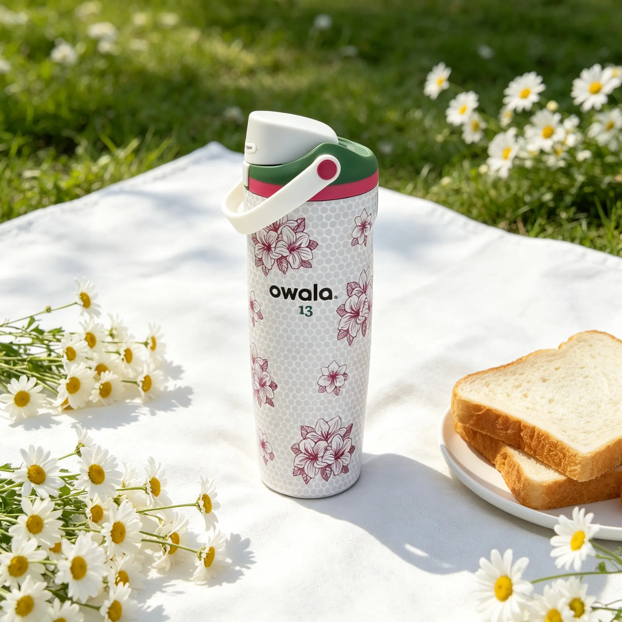 Viral Water Bottle Aesthetic Must Have, Owala FreeSip 30oz Golf Travel Tumbler Water Bottle - Limited, Stainless Steel Insulated Water Bottle, Leak-Proof Straw Cup, BPA Free, Keeps Drinks Cold 24 Hours
