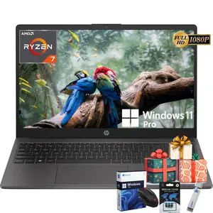 2025 HP Business & Study Laptop | AMD Ryzen 7 | 15.6" FHD | Numeric Keypad | Webcam | Win11 Pro | up tp 32GB RAM,1TB SSD | Bundle Accessory