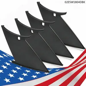 CROSSDESIGN Wing Spoiler Support Stabilizer Fit For 11-14 Subaru Impreza WRX STi Sedan