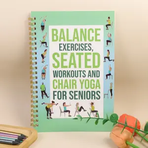 Chair Yoga Guide for Seniors, Prevent Falls and Improve Balance, Strengthen Joints Perfect Gift for Valentine's or Mother's Day Daily Guided Journal